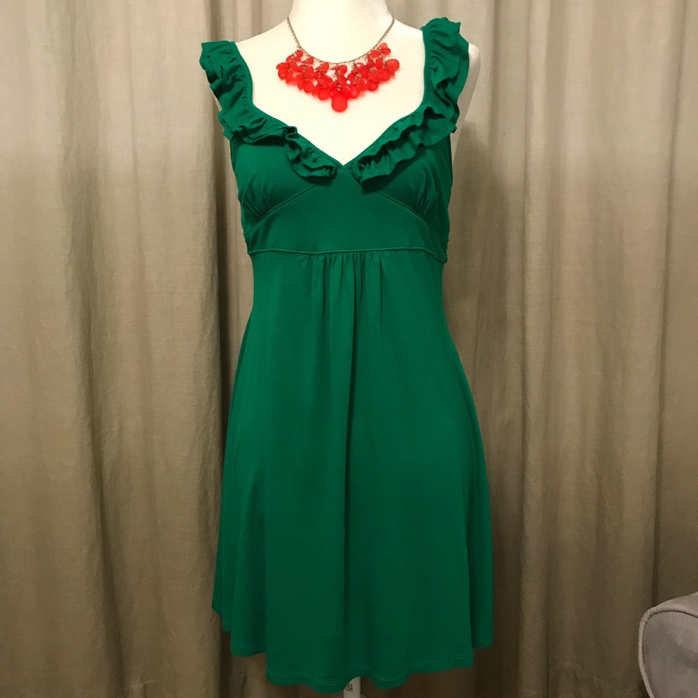 Ruffle Sleeve Dress